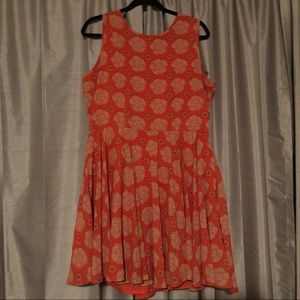 Cute orange mini dress